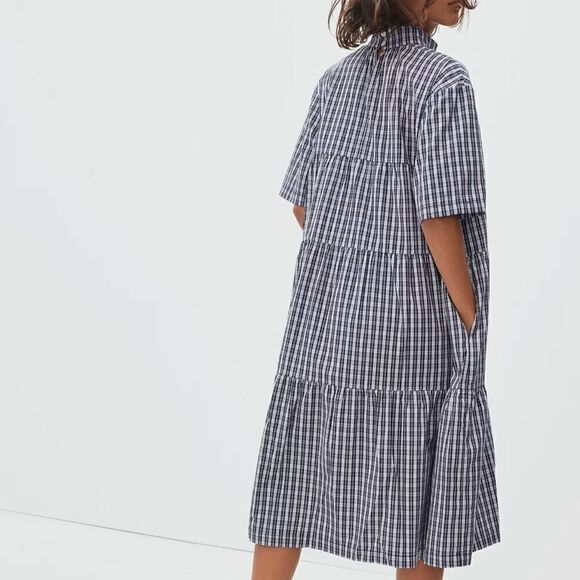 Everlane The Tiered Mockneck Dress - Picture 9 of 12
